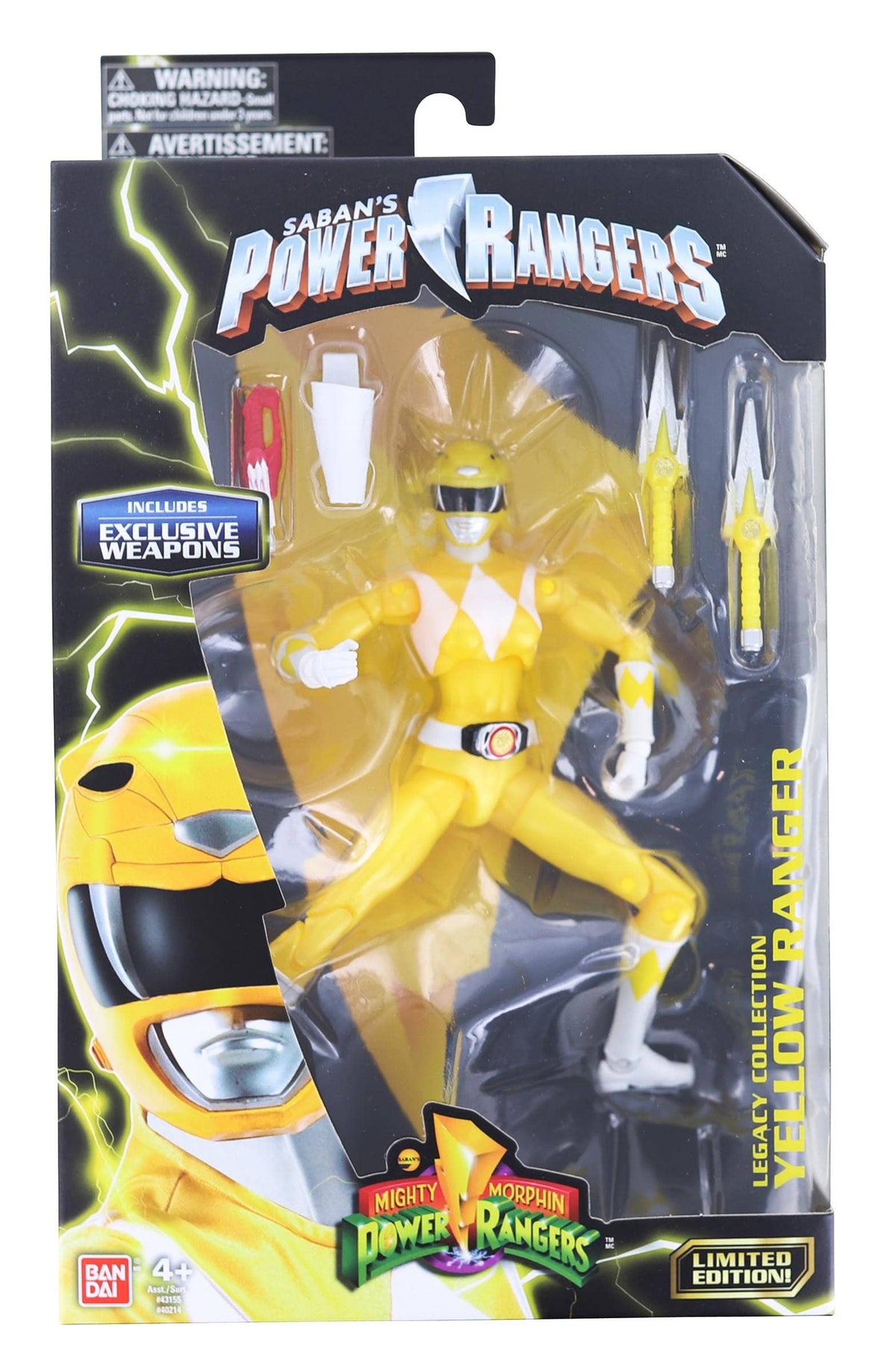 Power Rangers Legacy Action Figure | Yellow Ranger