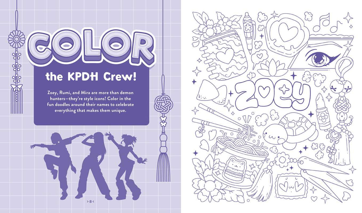 Unofficial KPop Demon Hunters Activity Book