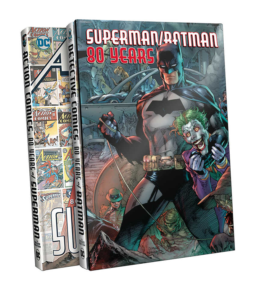 Superman & Batman: 80 Years Slipcase HC 2 Book Set