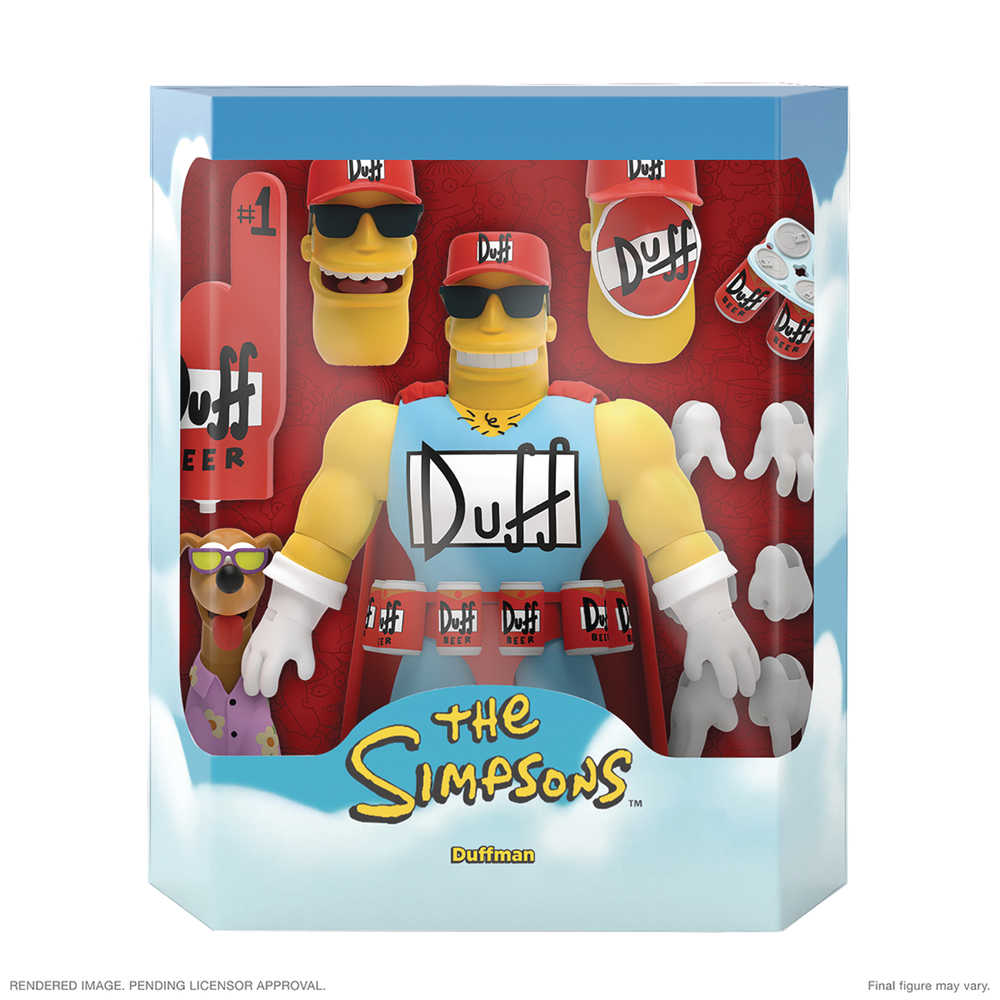 Simpsons Ultimates W2 Duffman Action Figure