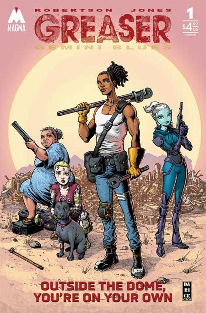 Greaser: Gemini Blues (2024) #1 Cover B Darick Robertson Cardstock Variant (Mature)