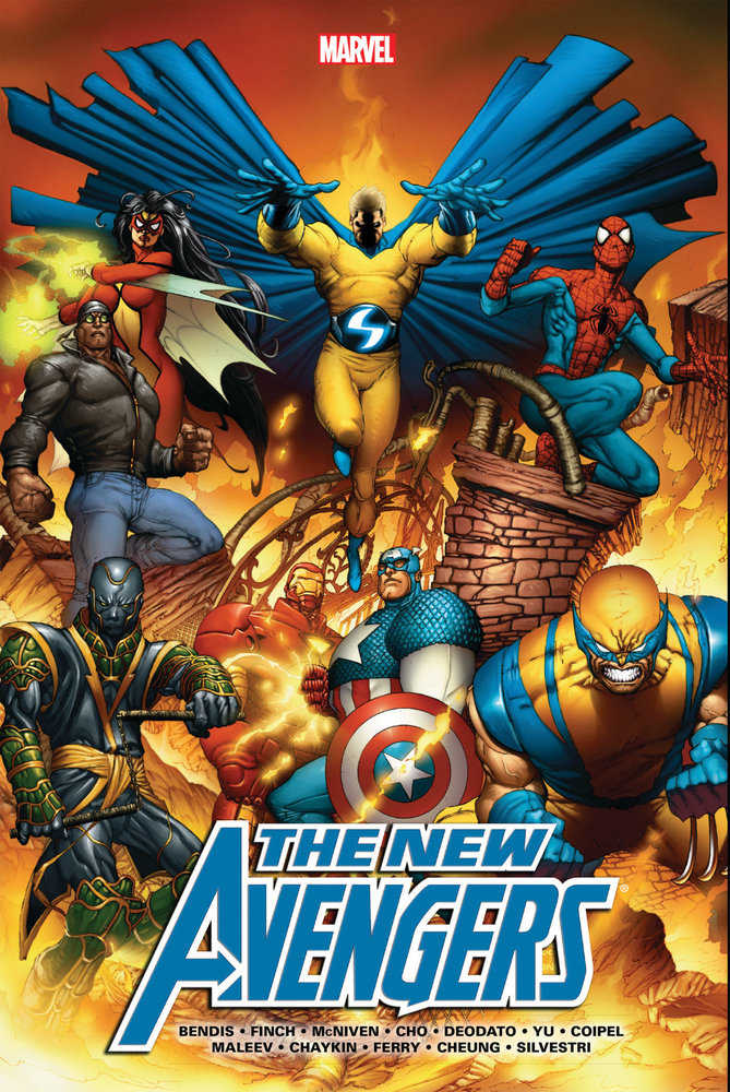 New Avengers Omnibus Vol 01 HC Direct Market Variant (New Printing)