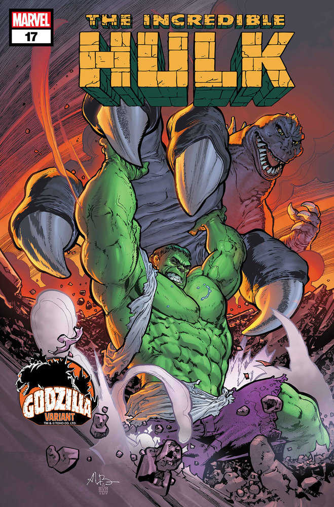 Incredible Hulk (2023) #17 Andrei Bressan Godzilla Variant 