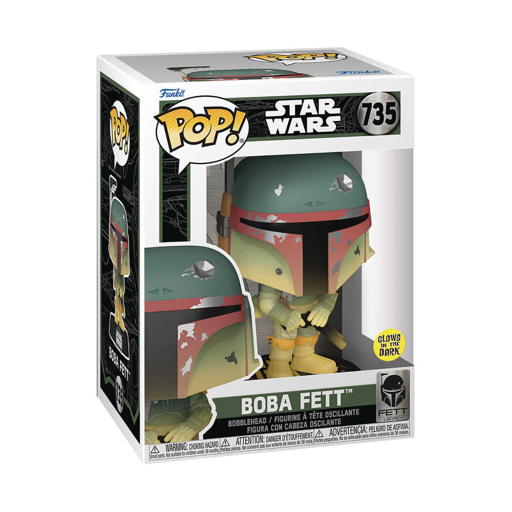 Pop Star Wars #735 Fett Legacy Boba Fett Glows-in-the-Dark