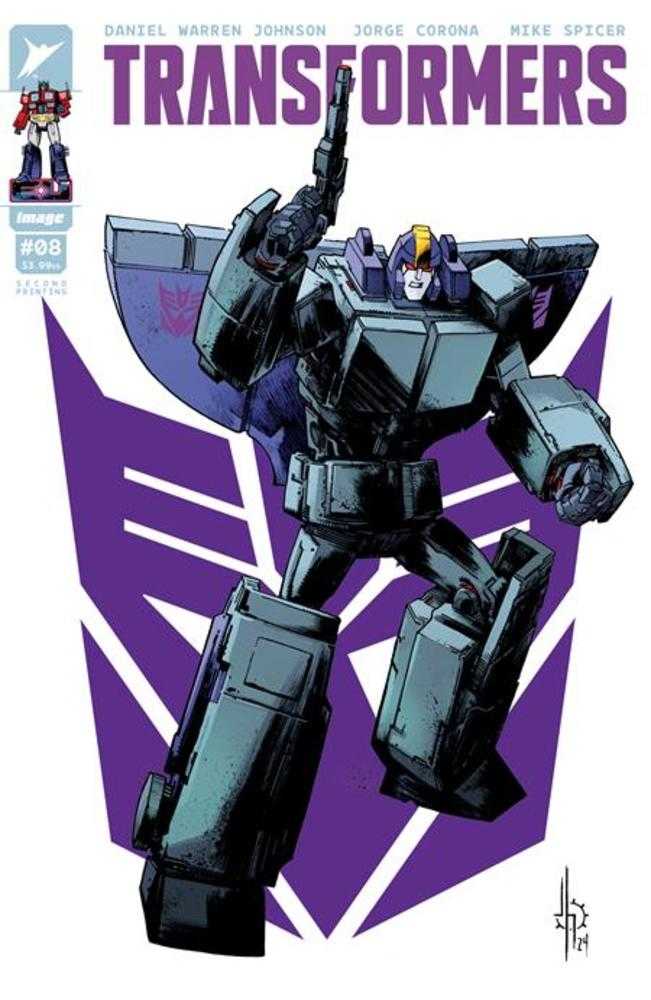 Transformers (2023) # 8 (2nd Print) Decepticon Cover