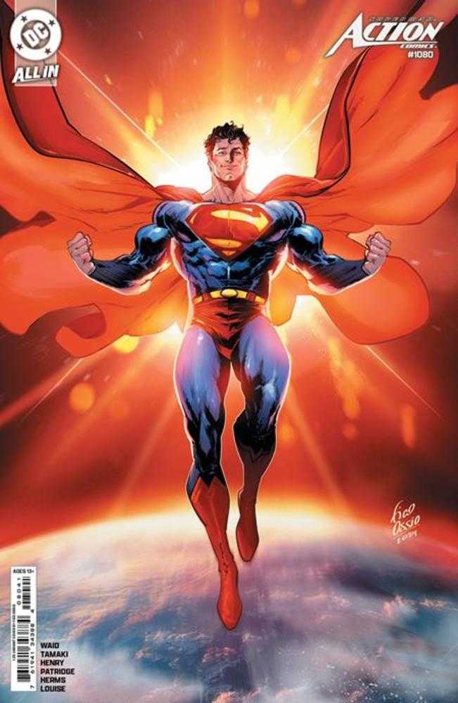 Action Comics (2016) #1080 Cover D 1 in 25 Fico Ossio Card Stock Variant