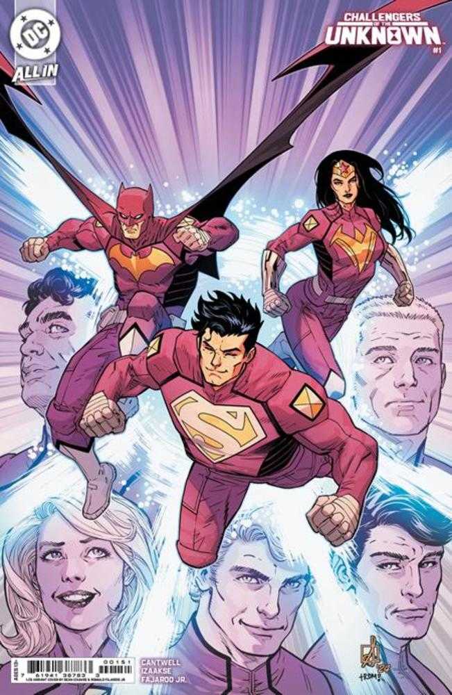 Challengers Of The Unknown (2024) #1 (of 6) Cover F 1 in 25 Sean Izaakse Card Stock Variant