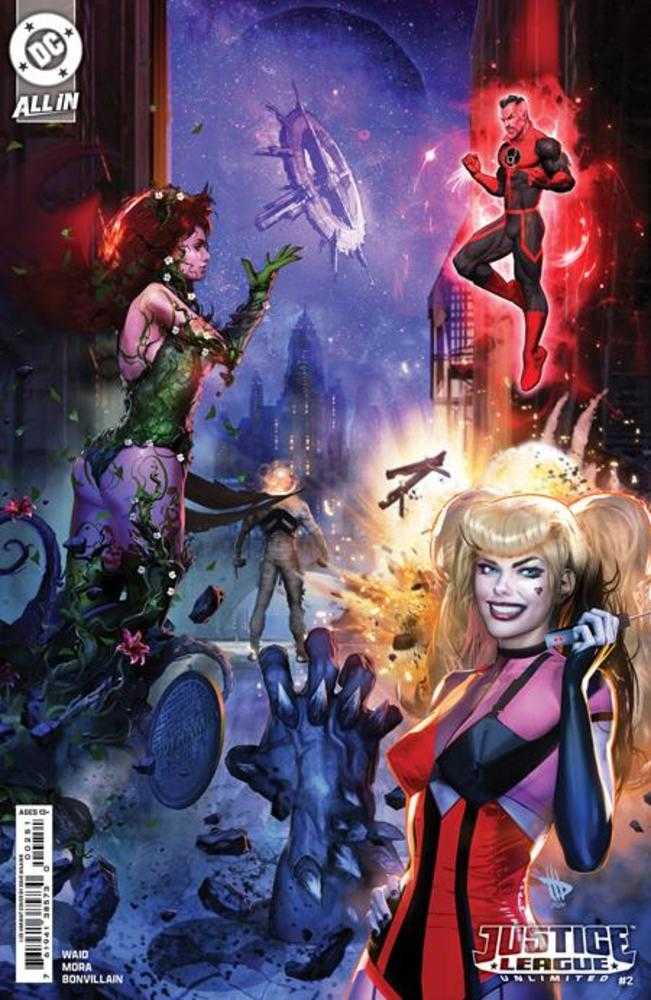 Justice League Unlimited (2024) # 2 Cover G 1 in 25 Dave Wilkins Card Stock Variant