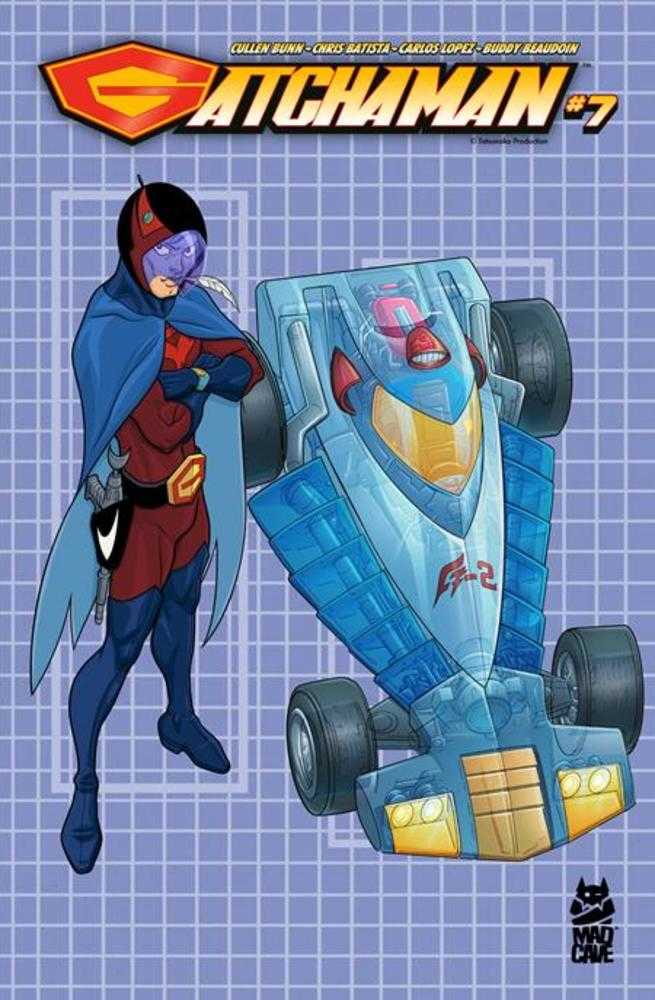 Gatchaman (2024) # 7 Cover B Chris Batista Blueprint Joe And G-2 Variant