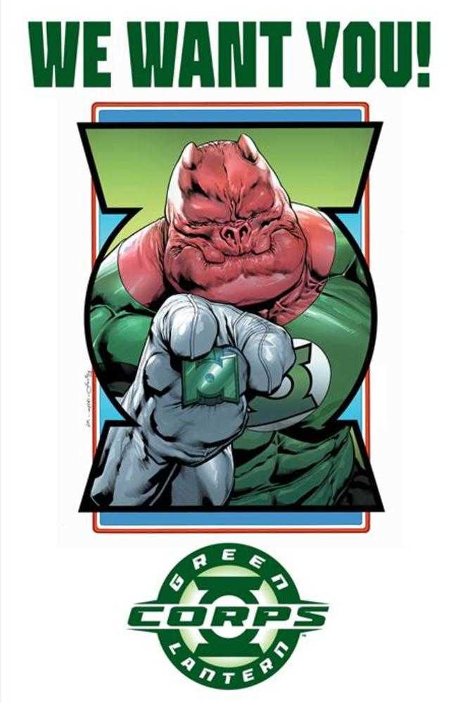 Green Lantern Corps (2025) #2 Cover E Fernando Pasarin & Oclair Albert Recruitment Poster Acetate Variant