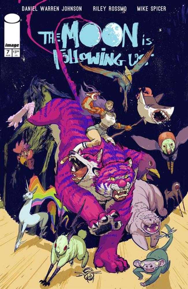 Moon Is Following Us (2024) # 7 (of 10) Cover A Riley Rossmo & Mike Spicer
