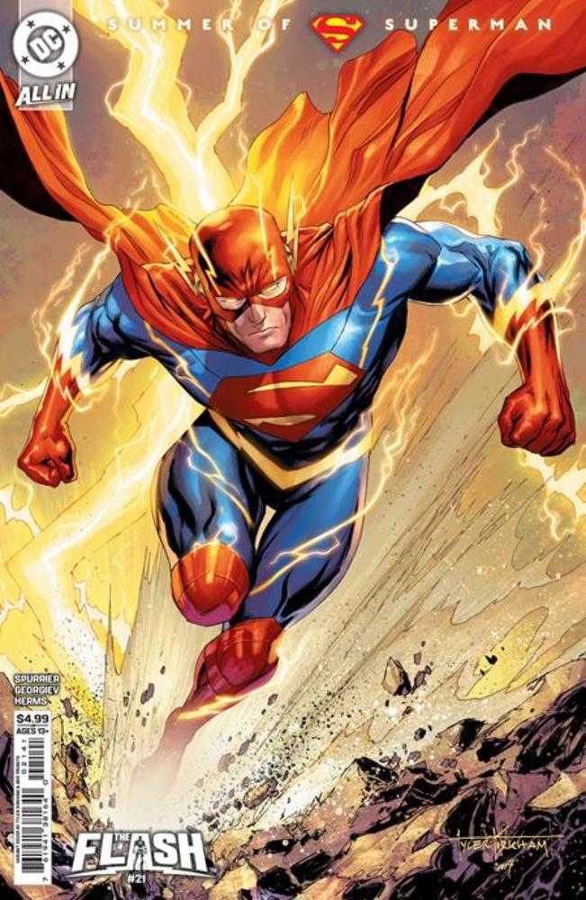 Flash (2023) #21 Cover D Tyler Kirkham Supersmash-Up Card Stock Variant