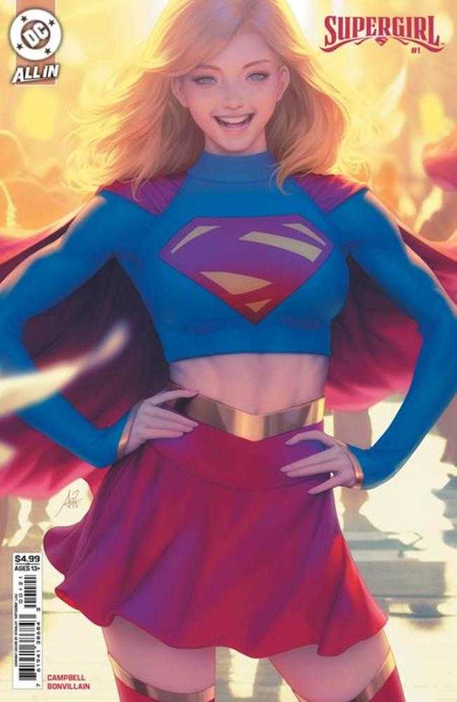 Supergirl (2025) #1 Cover B Stanley Artgerm Lau Variant