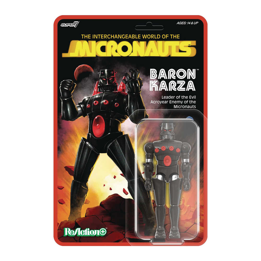 Micronauts Reaction Plus Wv1 Baron Karza Action Figure