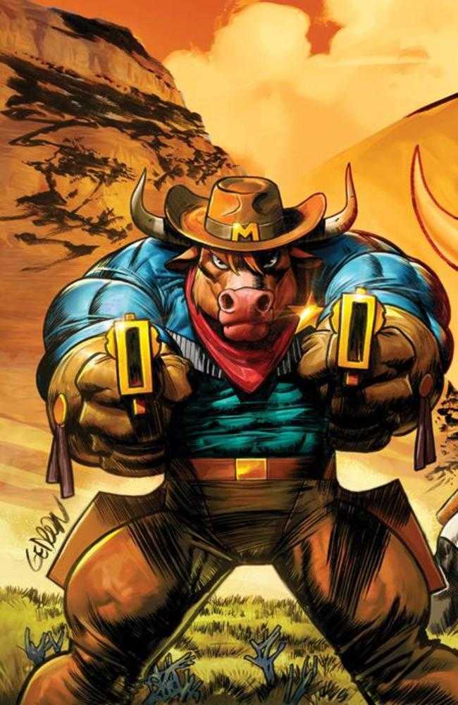 Wild West Cow Boys Of Moo Mesa #1 (Of 4) Cover G Juan Gedeon Interlocking 1:10 Virgin Variant