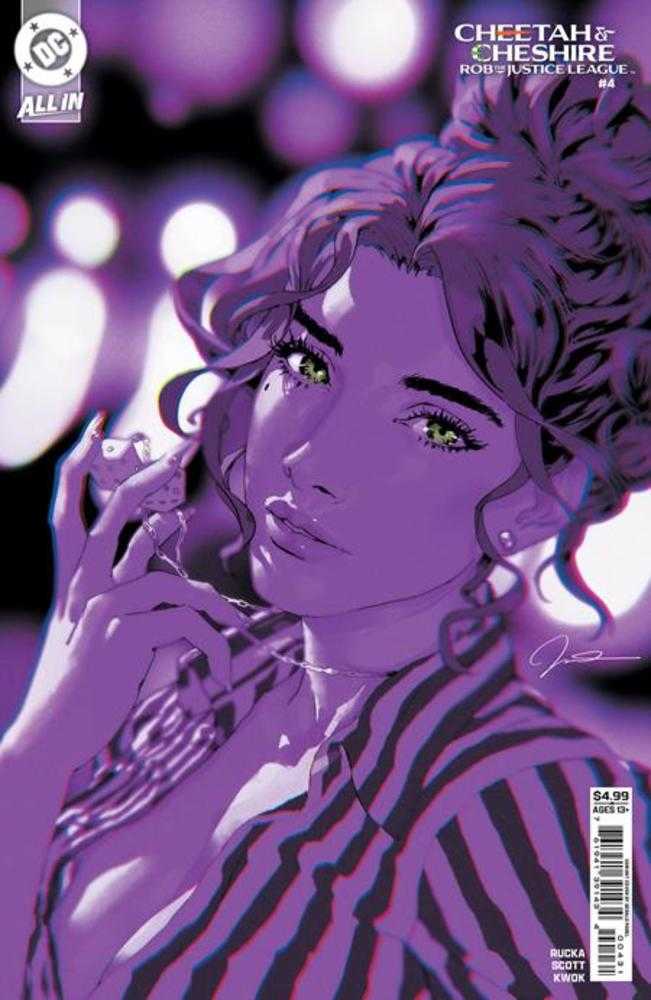 Cheetah And Cheshire Rob The Justice League #4 (Of 6) Cover B Gerald Parel Card Stock Variant