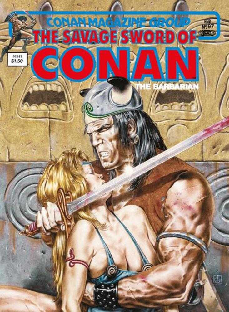 Savage Sword Of Conan The Original Comics Omnibus Vol 07 HC Direct Market Edition Cover (Mature)