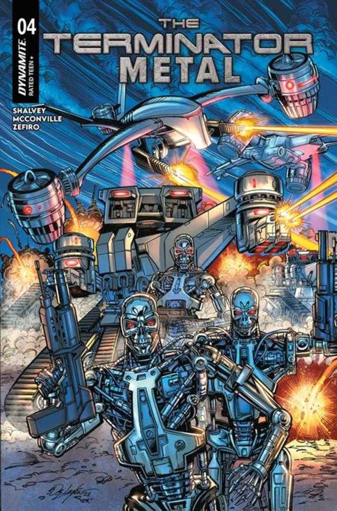 Terminator Metal #4 Cover B Bob Layton Variant