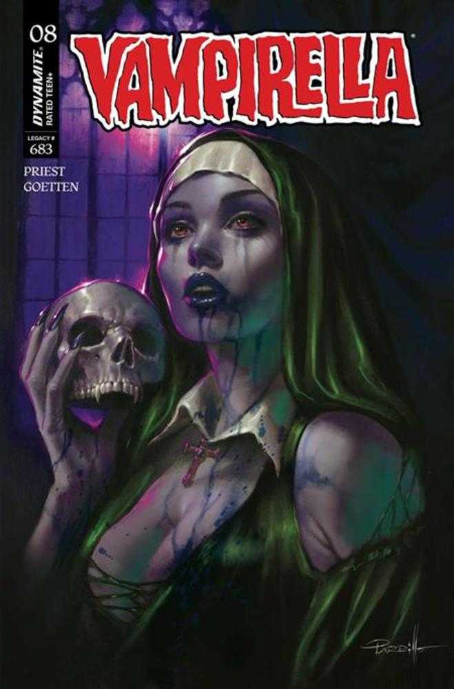Vampirella #8 Cover N Lucio Parrillo Ultraviolet Foc Bonus Variant