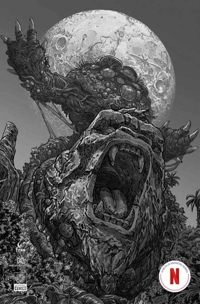 Escape From Skull Island #2 (Of 4) Cover D Diego Yapur Inks Full Art Variant