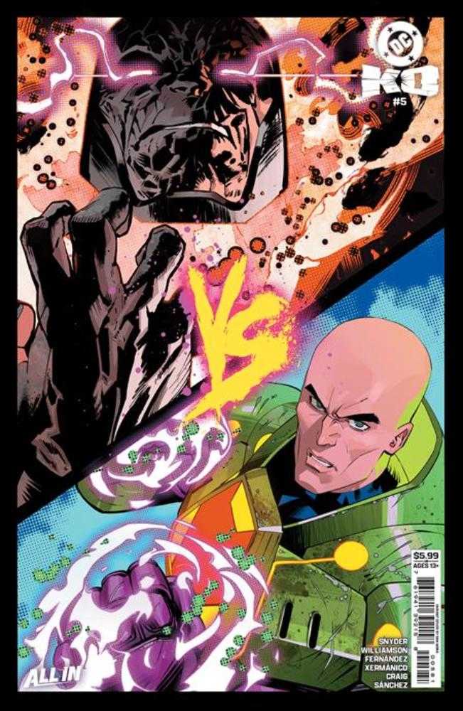 DC K.O. #5 (Of 5) Cover G Dan Mora Bracket Card Stock Variant