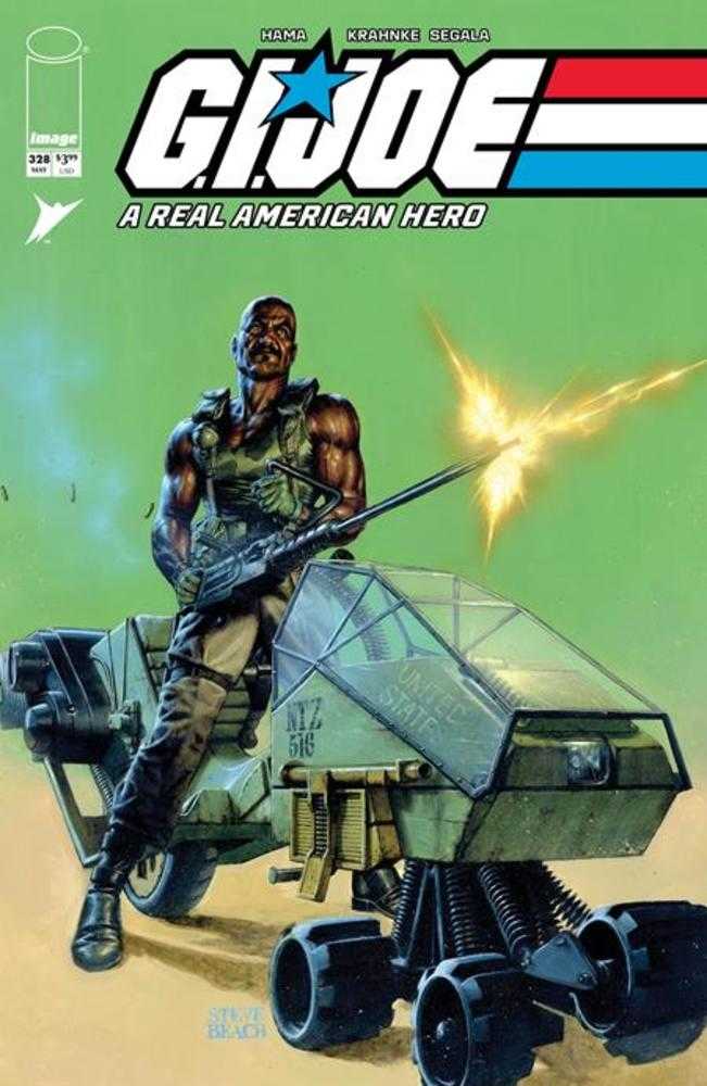 G.I. Joe A Real American Hero #328 Cover C Steve Beach Gears Of Joe 1:10 Variant
