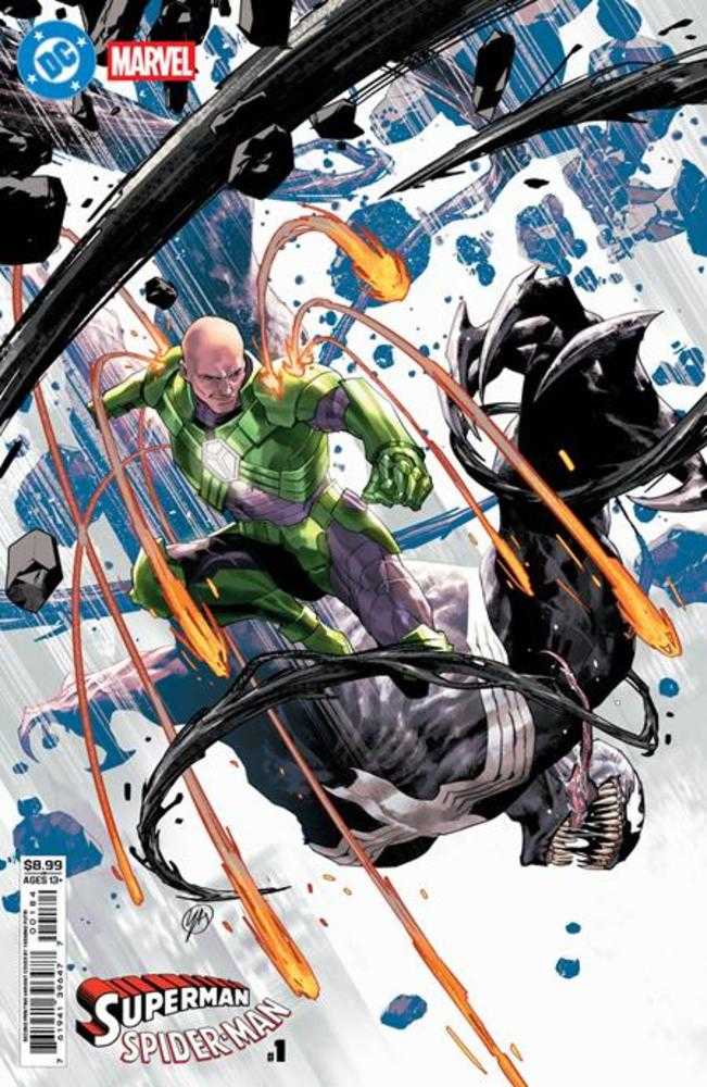 DC Marvel Superman Spider-Man #1 (2nd Print) Cover C Yasmine Putri Card Stock Variant