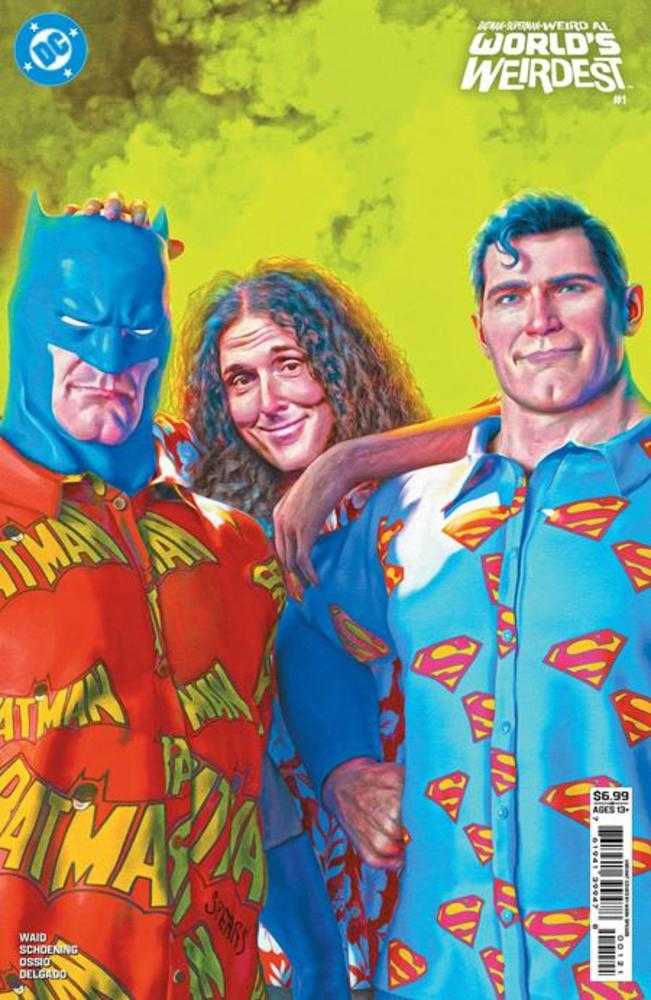 Batman Superman Weird Al Worlds Weirdest #1 (One Shot) Cover B Mark Spears Card Stock Variant