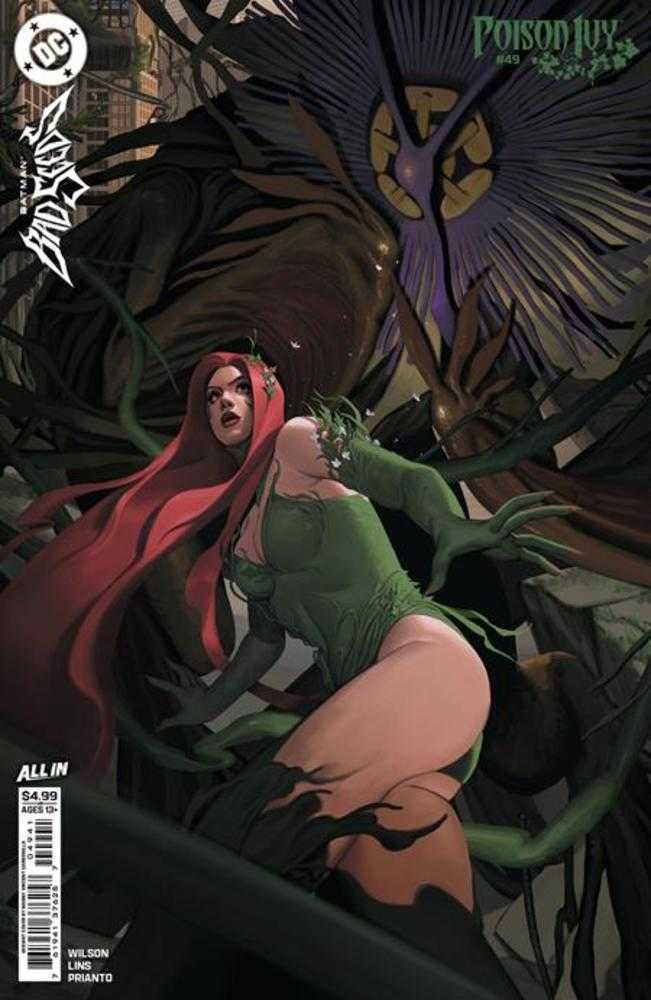 Poison Ivy #49 Cover D Manny Vincent Carbonilla Card Stock Variant (Batman Bad Seeds)