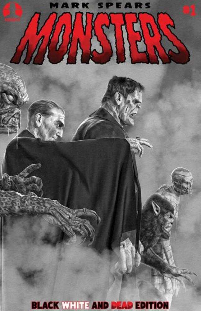 Mark Spears Monsters #1 (7th Print) Black White & Dead Edition Cover A Mark Spears Blood Seekers