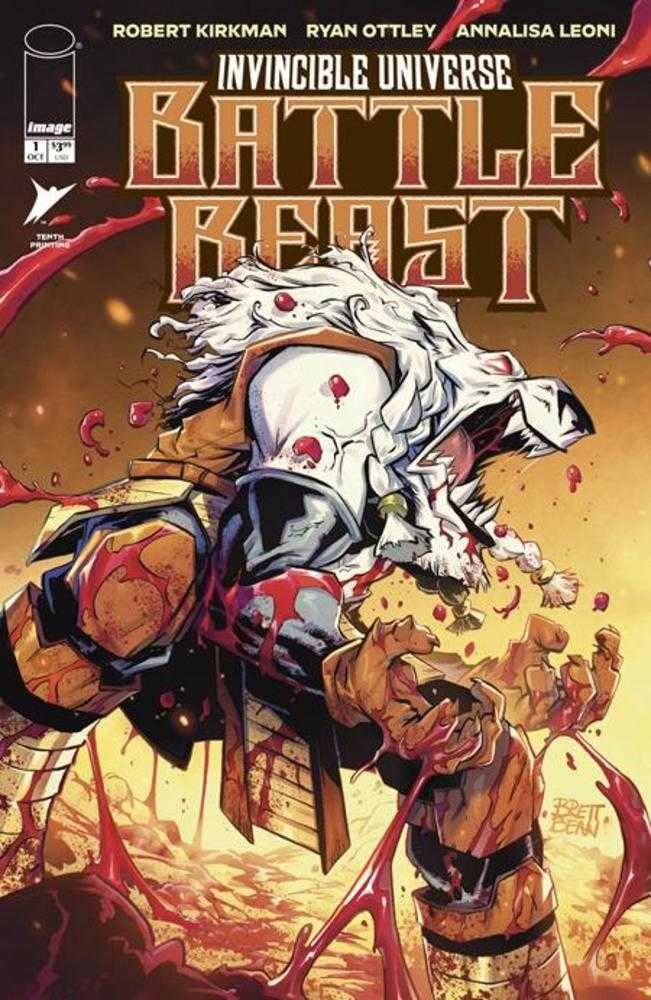 Invincible Universe Battle Beast #1 (10th Print) Cover C Brett Bean Variant