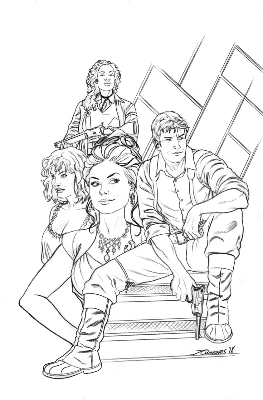 Firefly (2018) # 1 Joe Quinones 1:25 B&W Virgin Variant