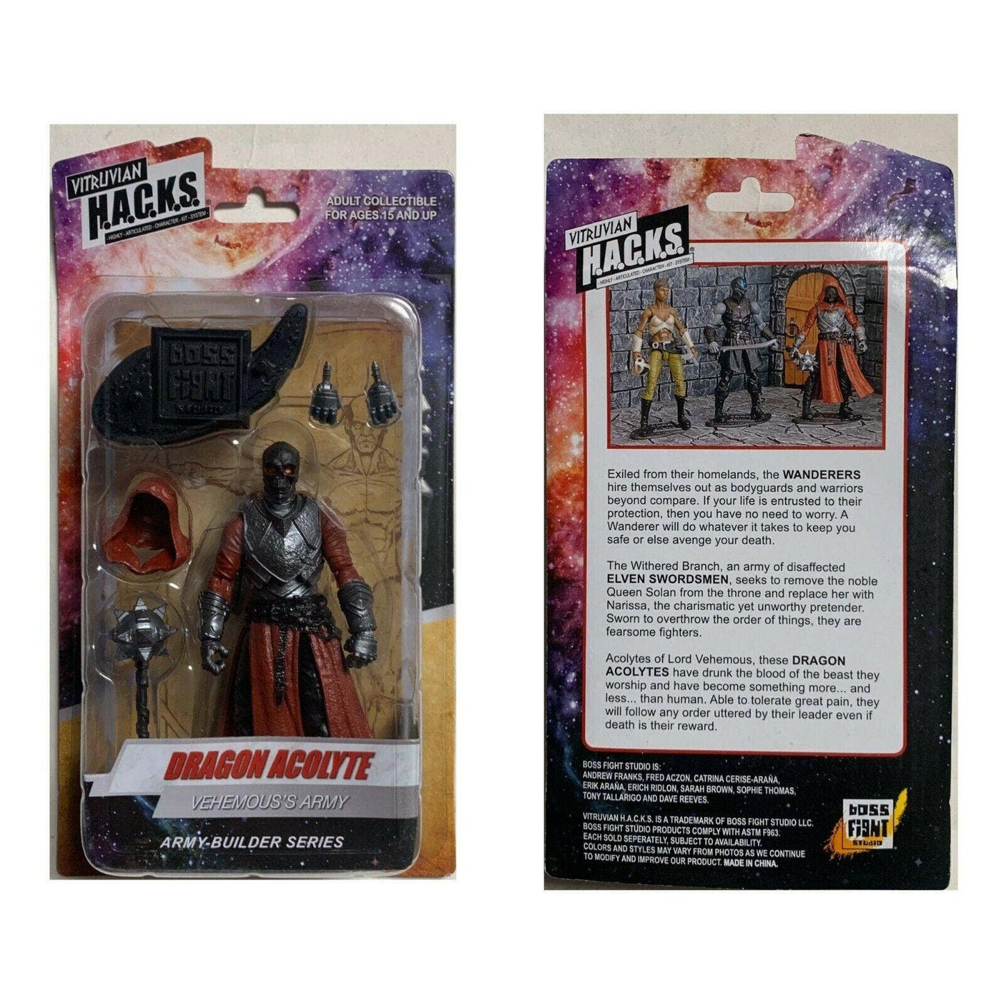 Vitruvian H.A.C.K.S. Action Figure: BASICS - Vehemous Acolyte