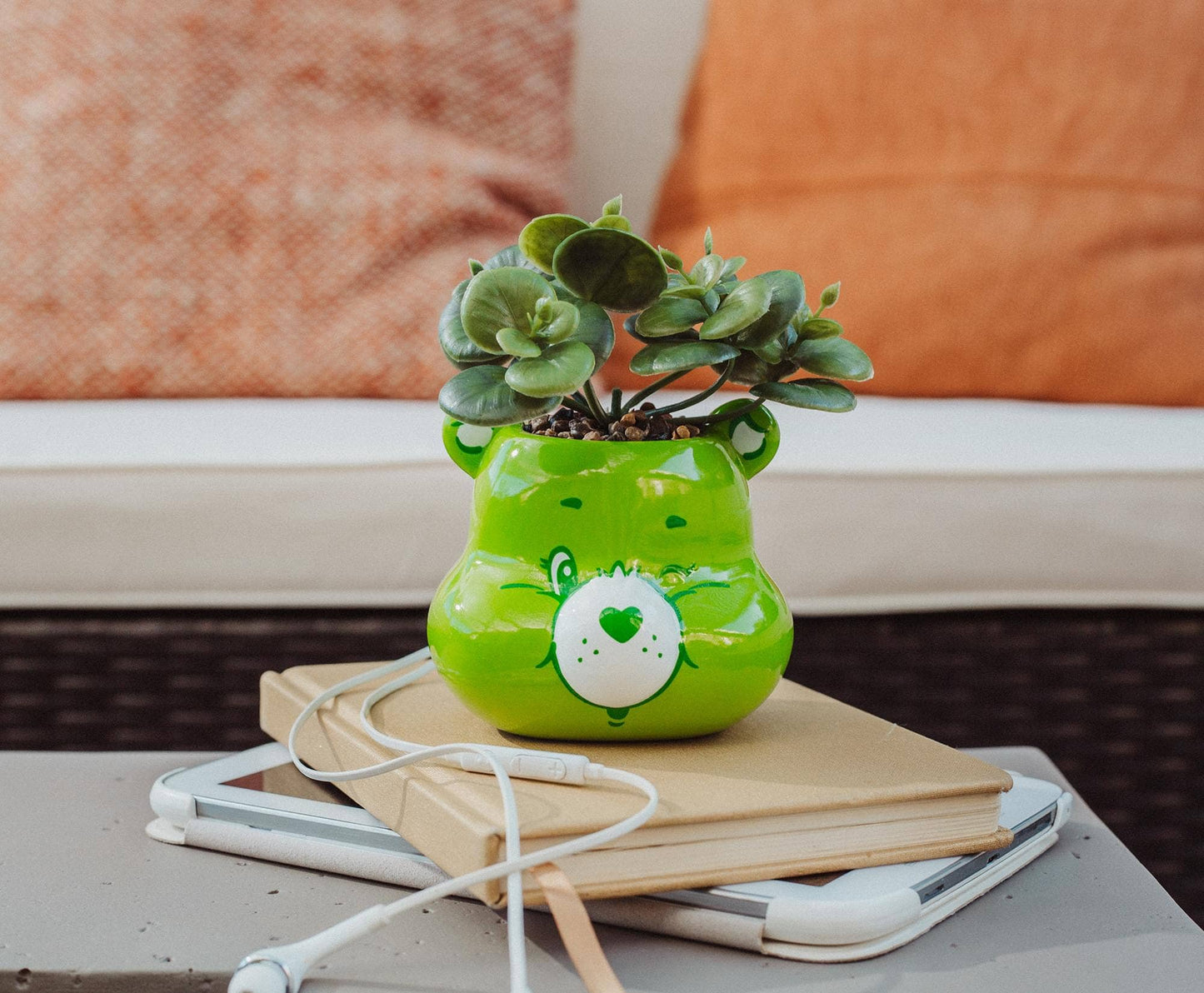 Care Bears Good Luck Bear Mini Ceramic Planter
