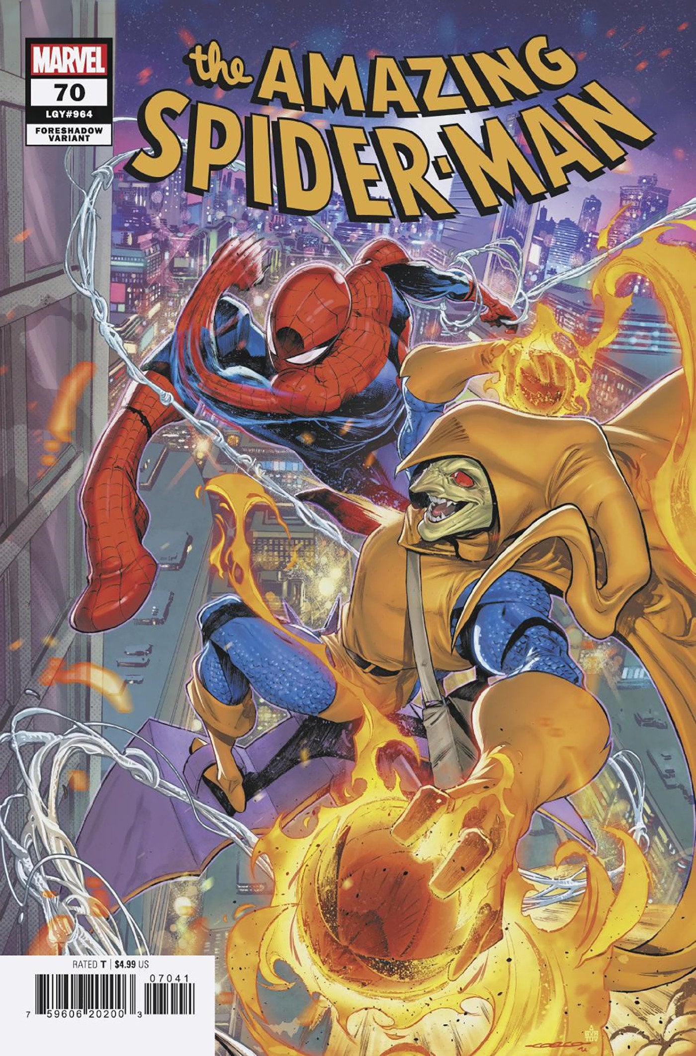 Amazing Spider-Man (2022) #70 Iban Coello Foreshadow Variant