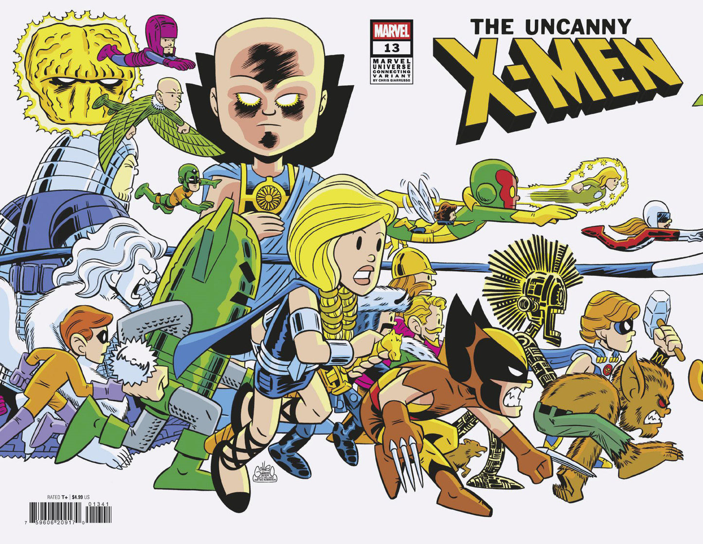 Uncanny X-Men (2024) #13 Chris Giarrusso Marvel Universe Connecting Wrap Variant N