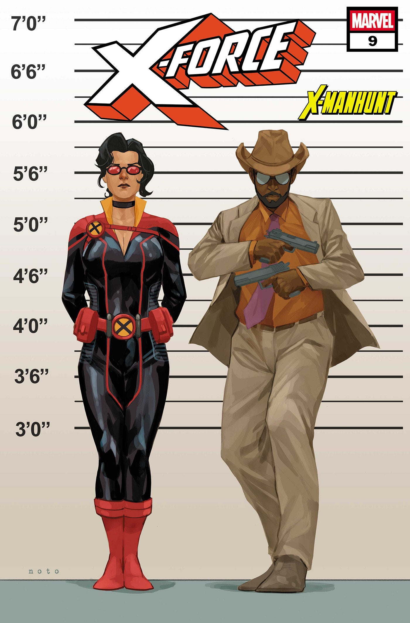 X-Force (2024) # 9 Phil Noto Connect X-Manhunt Variant