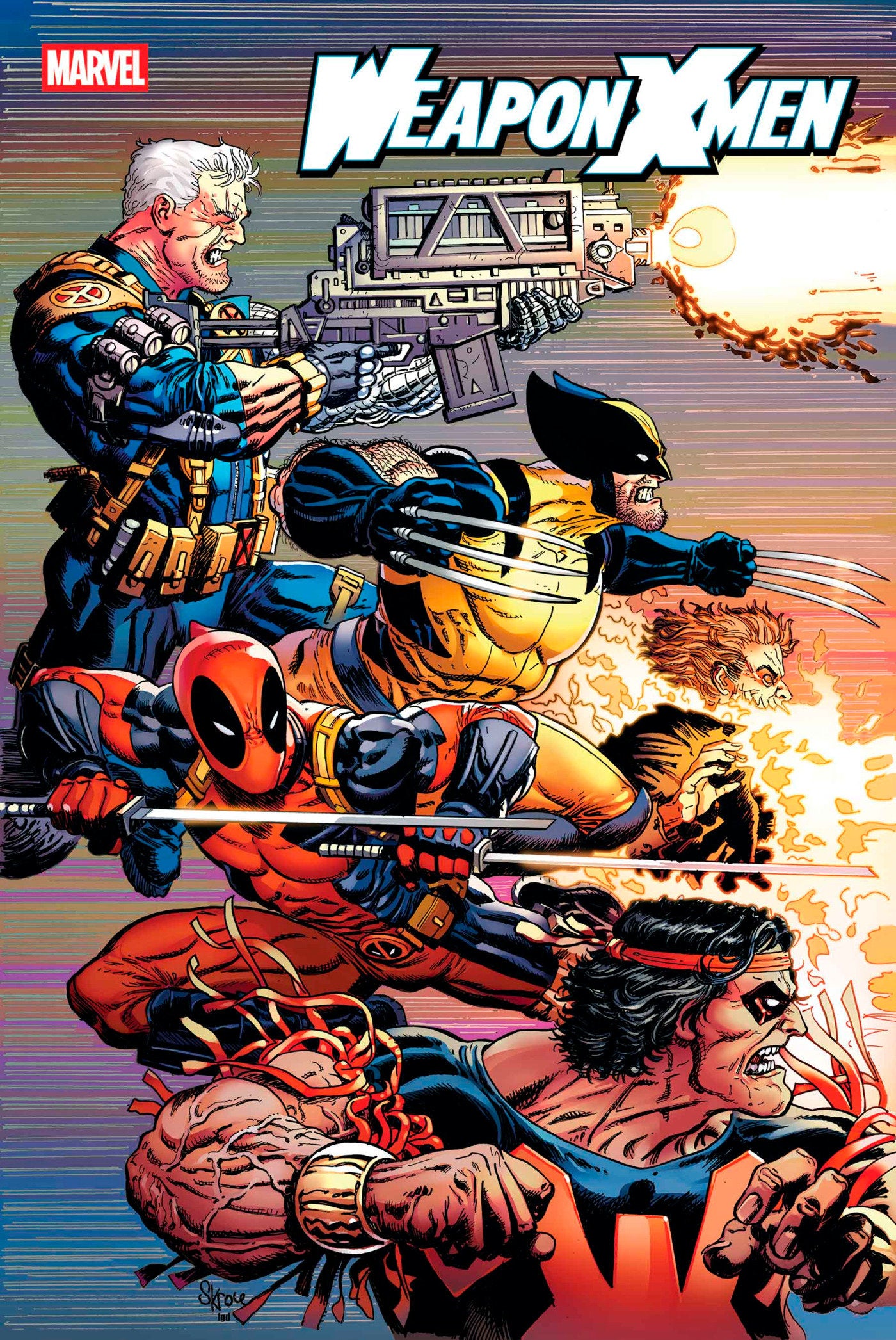 Weapon X-Men (2025) #5 Steve Skroce Variant
