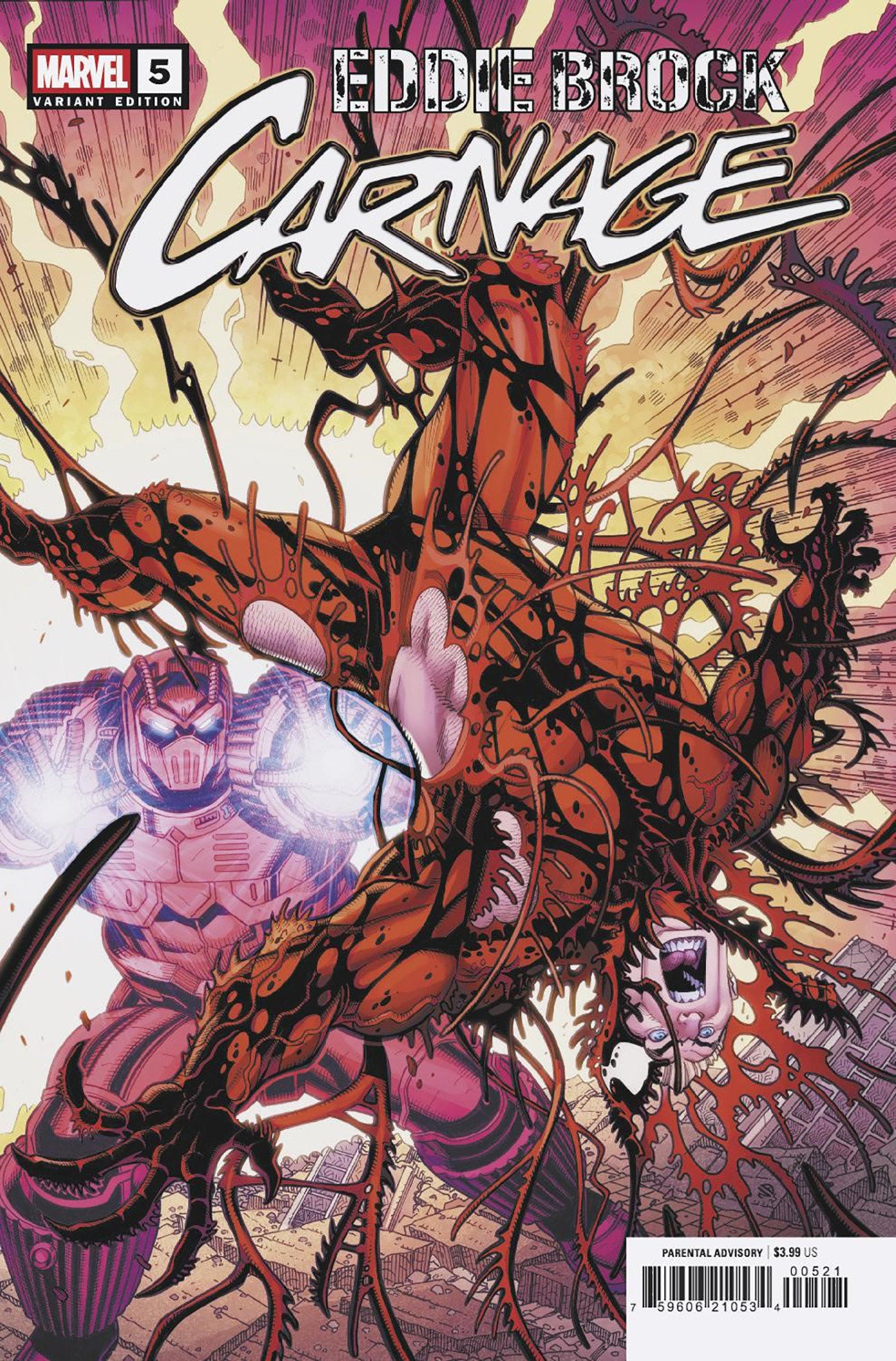 Eddie Brock: Carnage (2025) #5 Nick Bradshaw Bring On The Bad Guys Variant