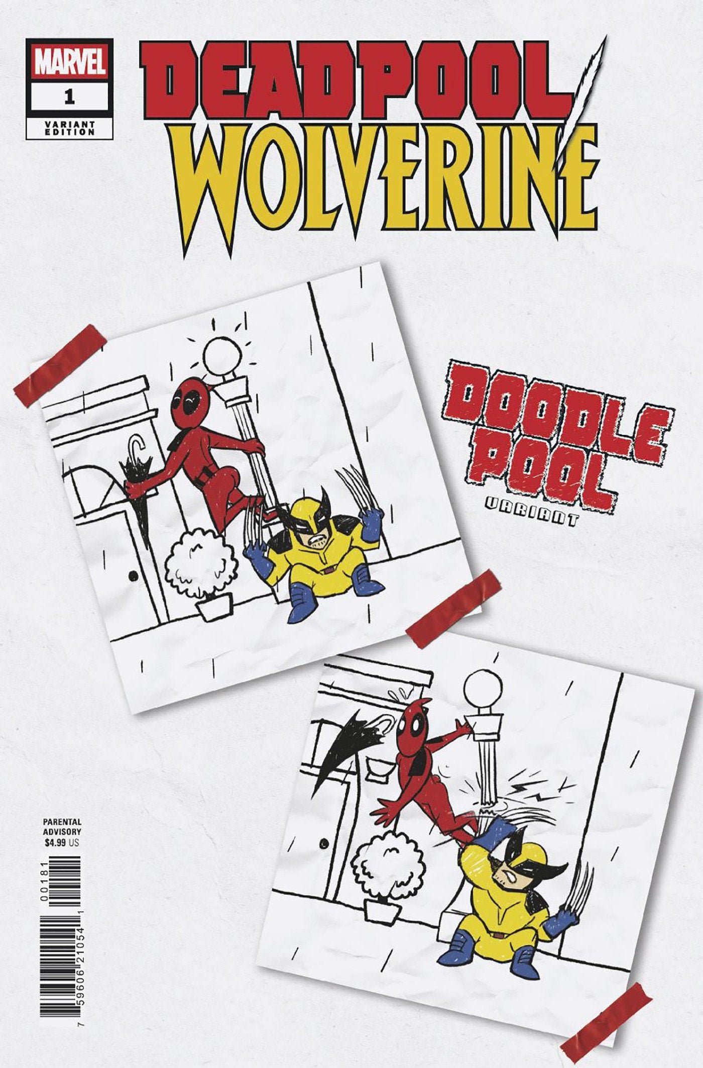 Deadpool/Wolverine (2025) #1 Doodlepool Variant