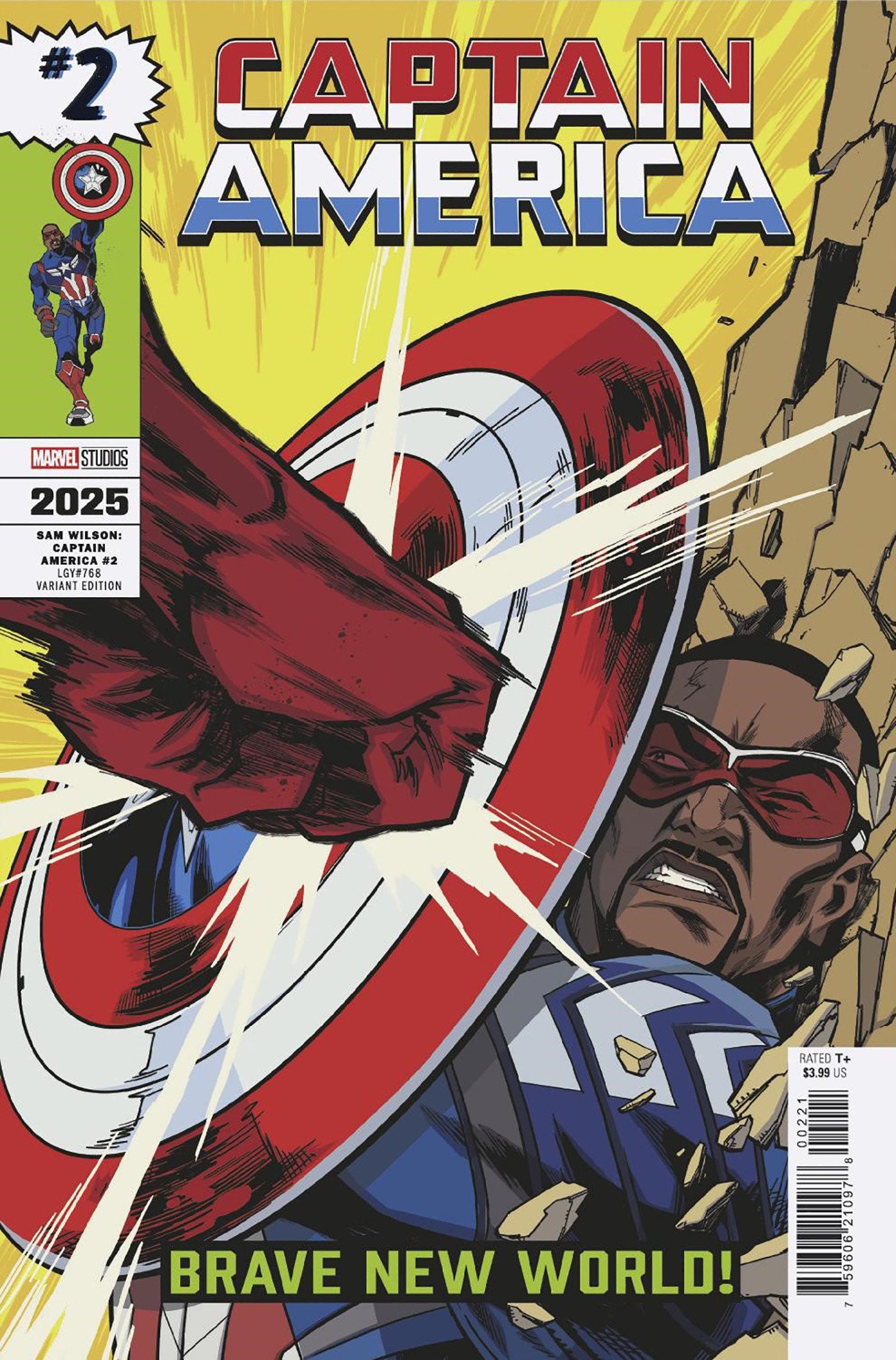 Sam Wilson Captain America (2025) #2 (of 5) Khary Randolph Marvel Studios Variant