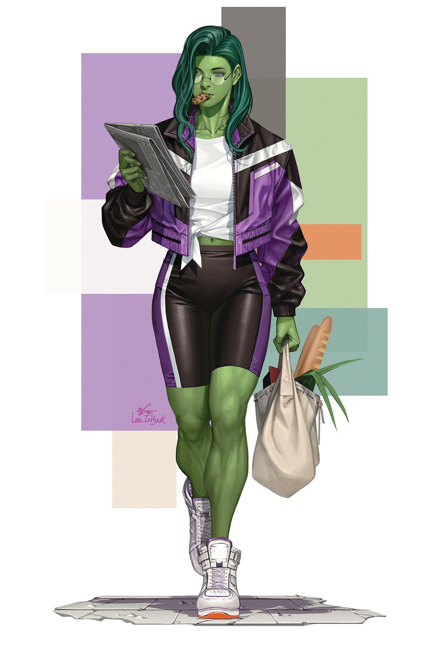 Planet She Hulk #1 Inhyuk Lee Street Verse 1:50 Virgin Variant