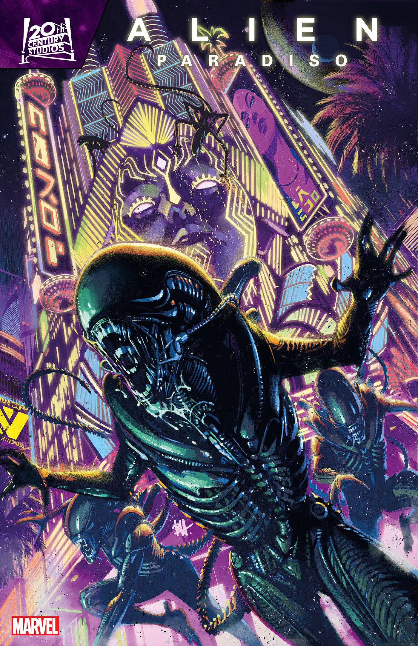 Alien: Paradiso (2024) #1 Ben Harvey Variant