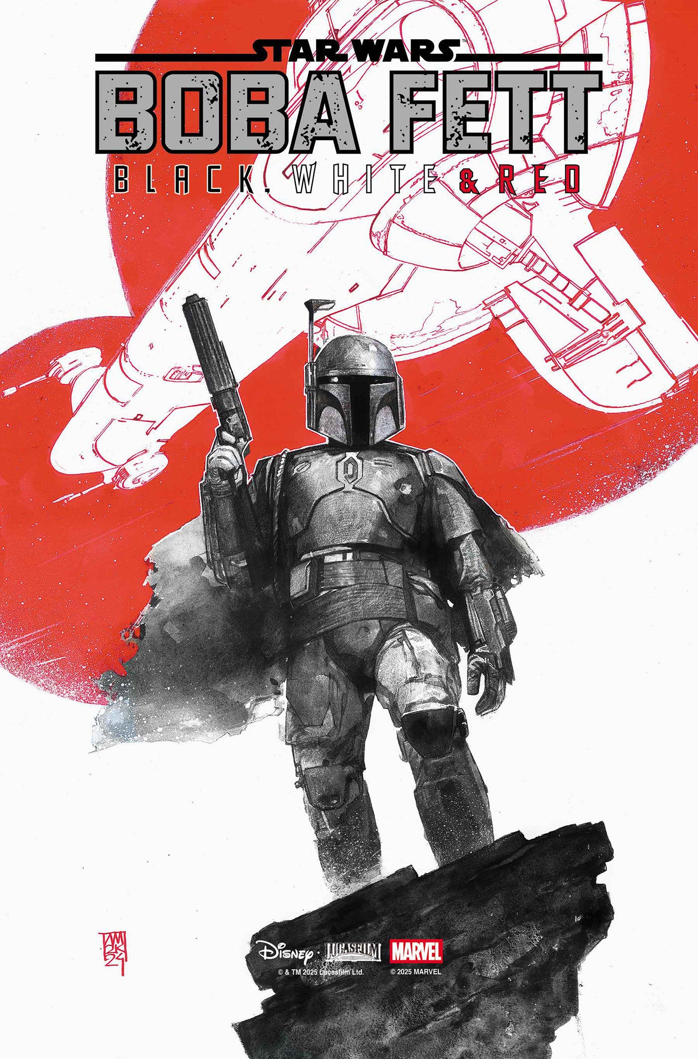 Star Wars: Boba Fett Black, White & Red #1