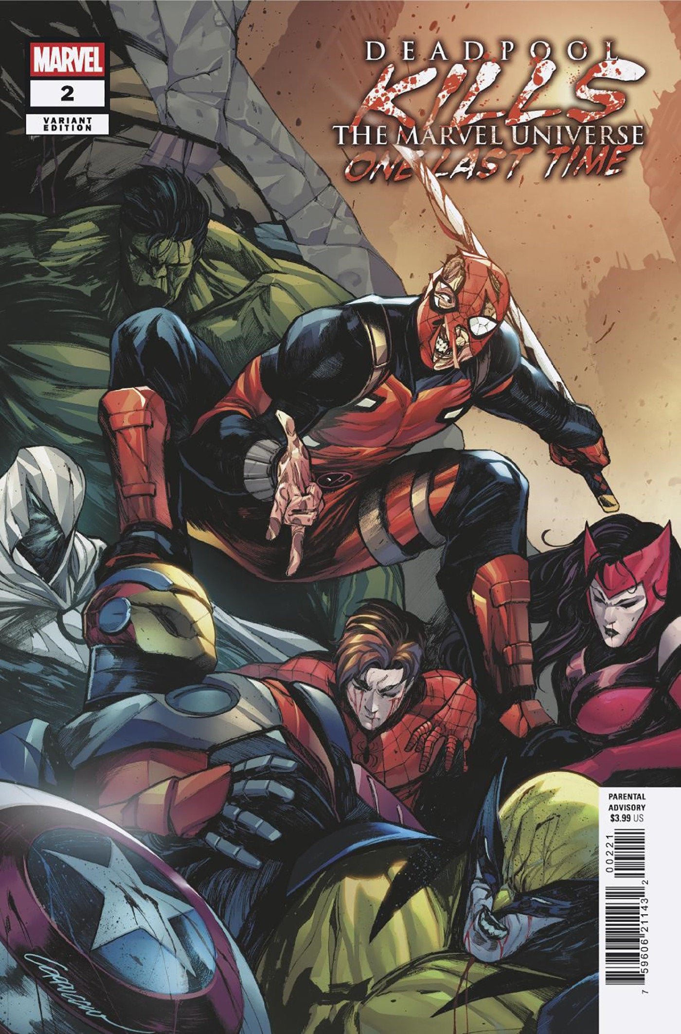 Deadpool Kills The Marvel Universe One Last Time (2025) #2 Alessandro Cappuccio Variant