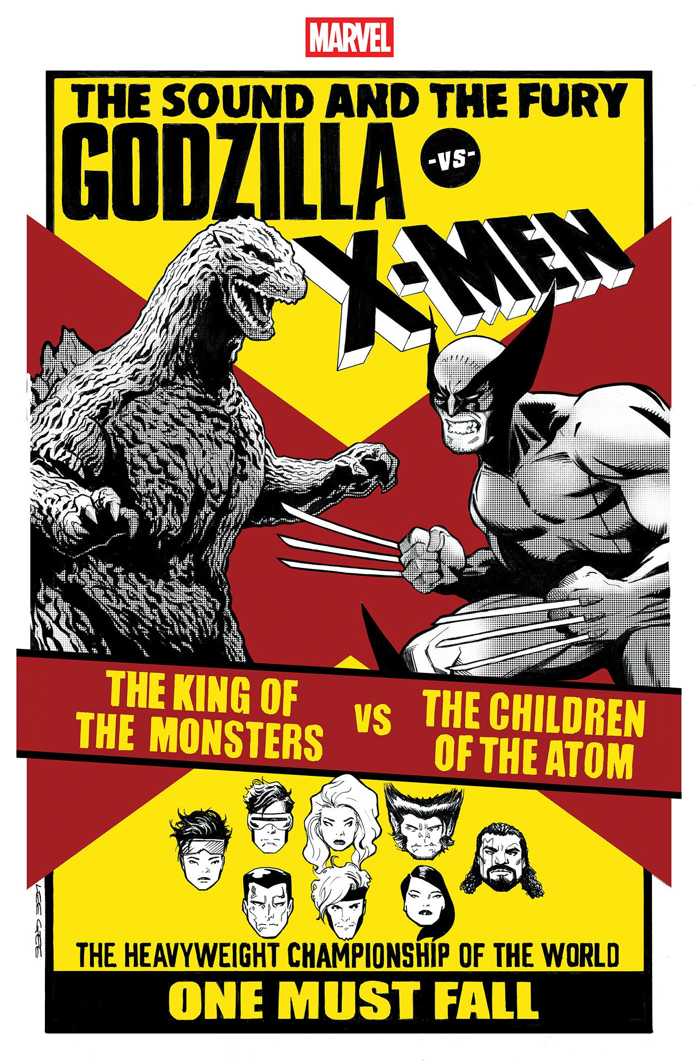 Godzilla vs X-Men (2025) #1 Lee Garbett Versus Variant