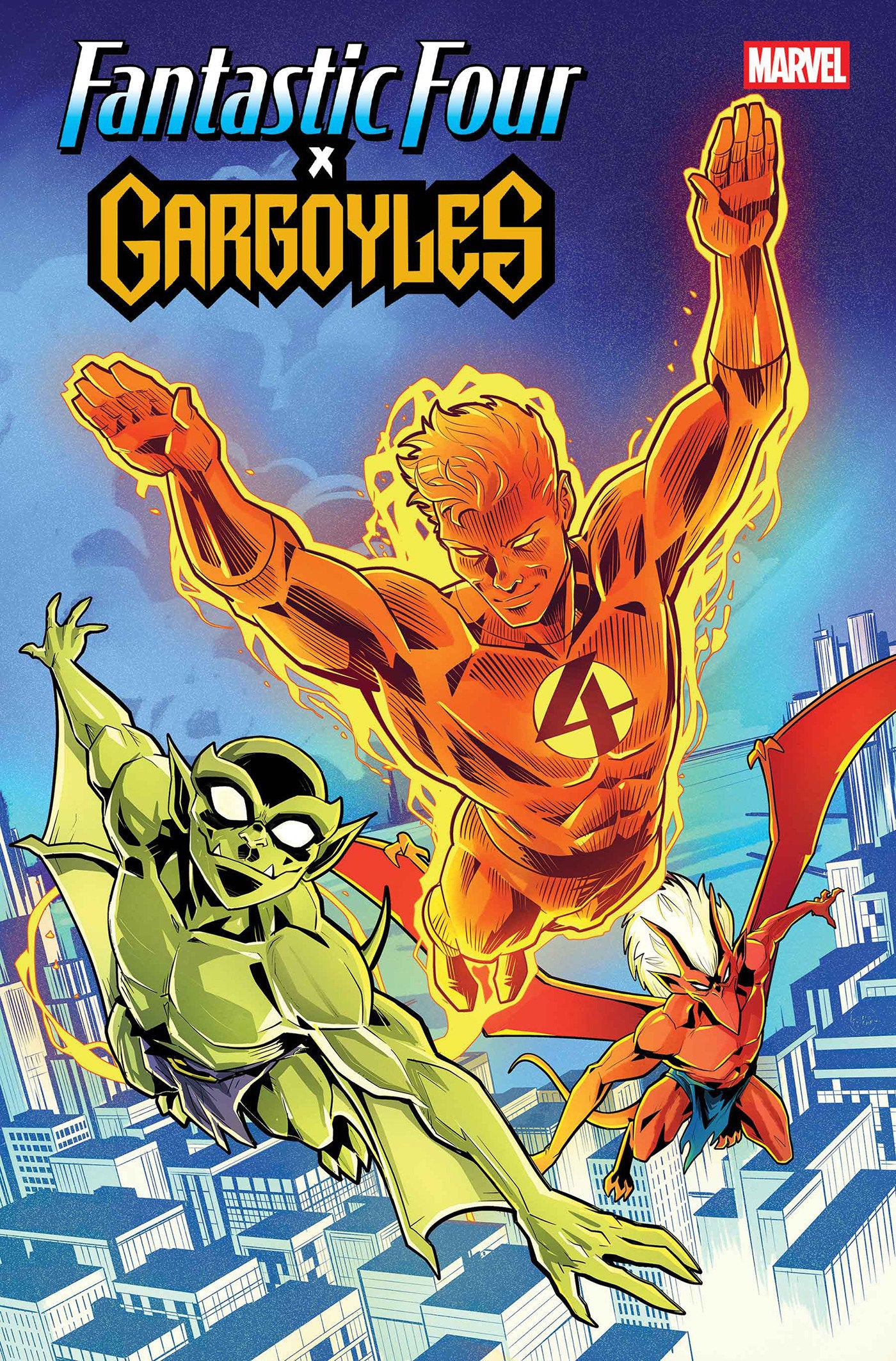 Fantastic Four/Gargoyles #1 Luciano Vecchio Foil Variant