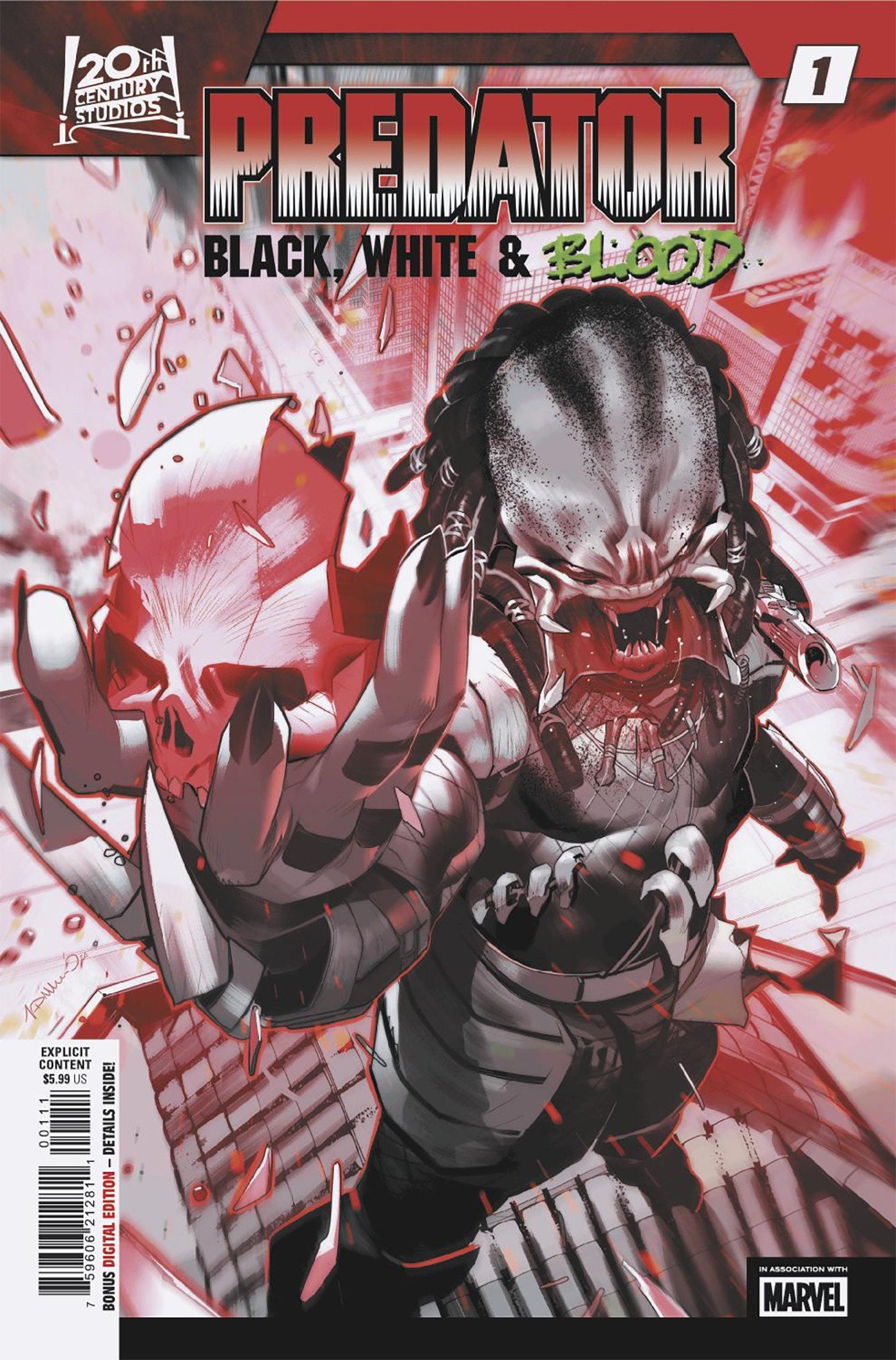 Predator: Black, White & Blood (2025) #1