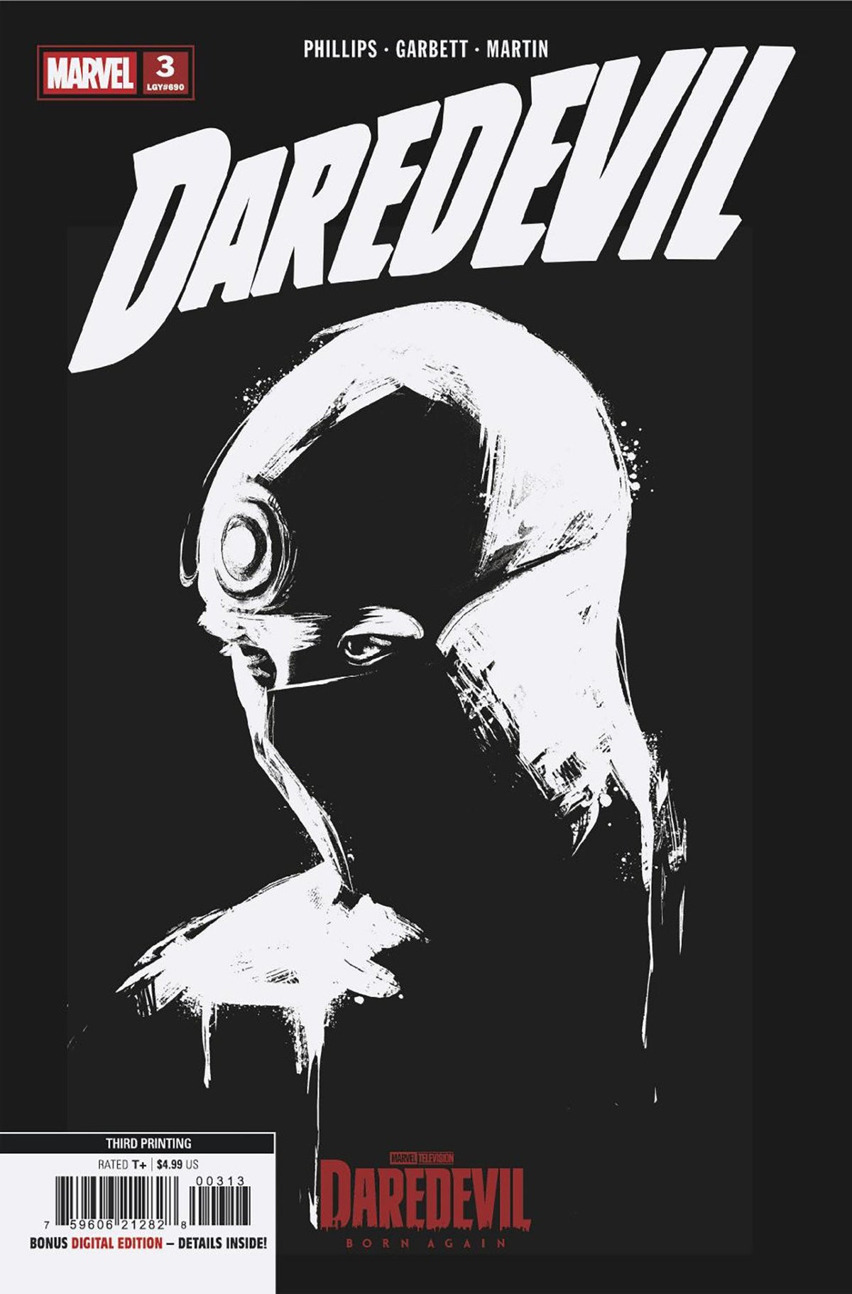 Daredevil #3 (3rd Print) Marvel Television Variant