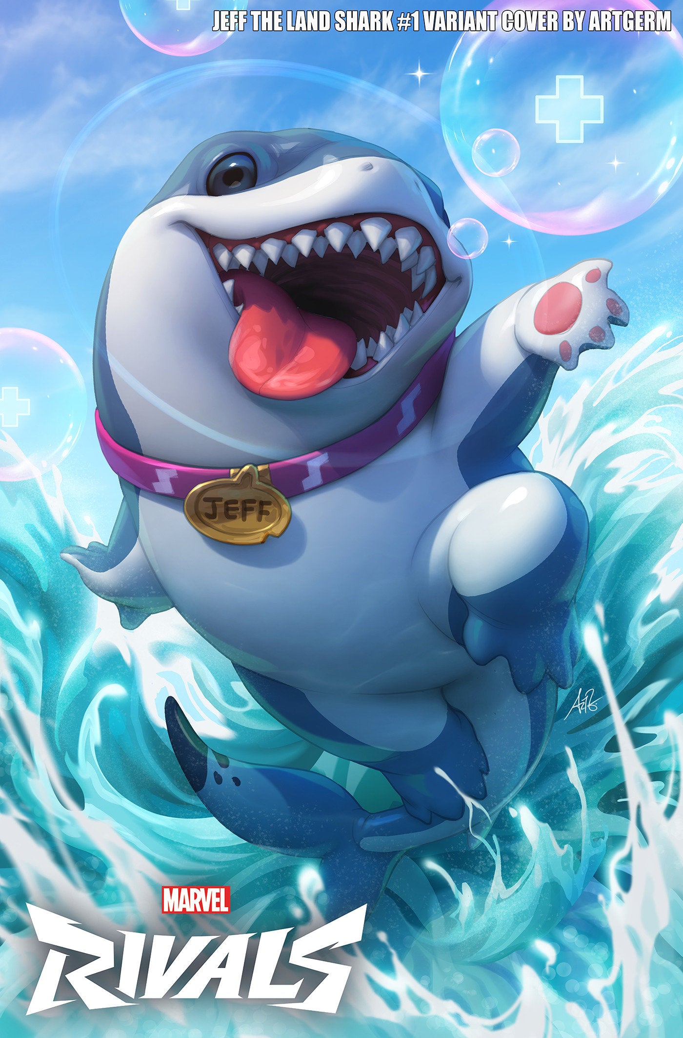 Jeff The Land Shark (2025) #1 Artgerm Marvel Rivals Variant